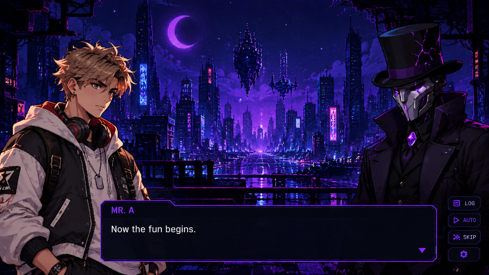 Battle Bytes story dialogue screenshot